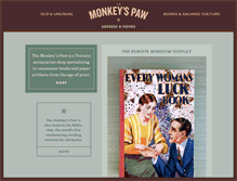 Tablet Screenshot of monkeyspaw.com